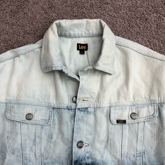 Lee Vintage Modern Ombre Oversized Denim Jacket - Picture 2 of 11